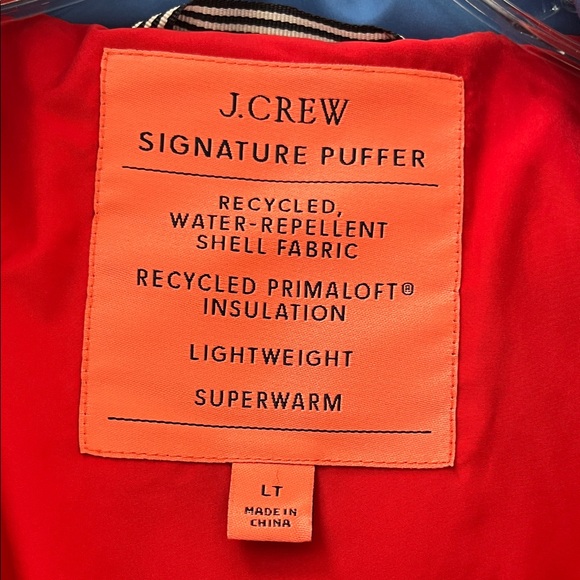 J. Crew Blue Ski & Snow Jacket Large TALL - Picture 2 of 5